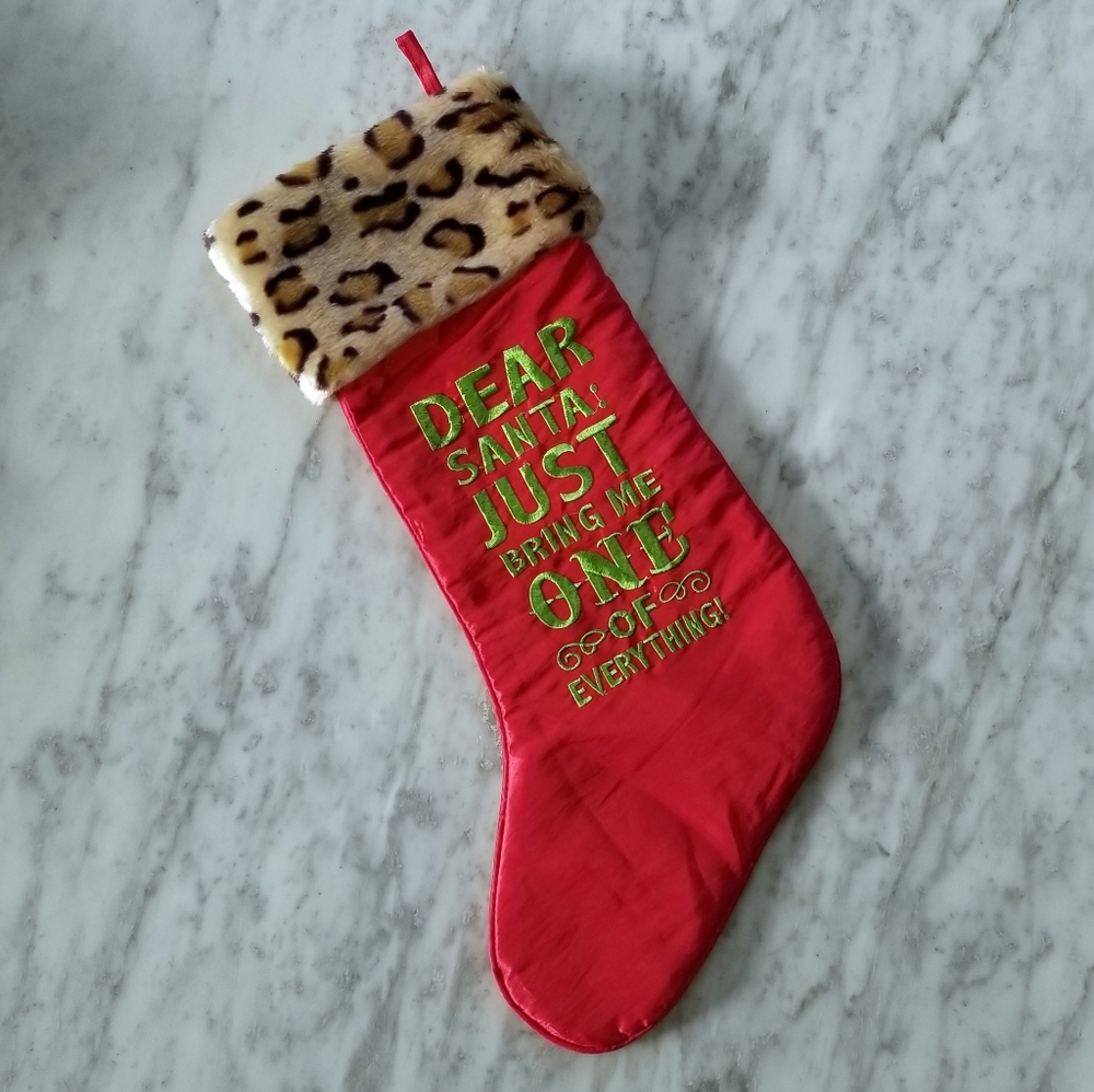 Grassland Roads "Dear Santa.." Stocking